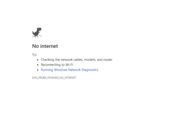 Fix DNS Probe Finished No Internet Windows 10