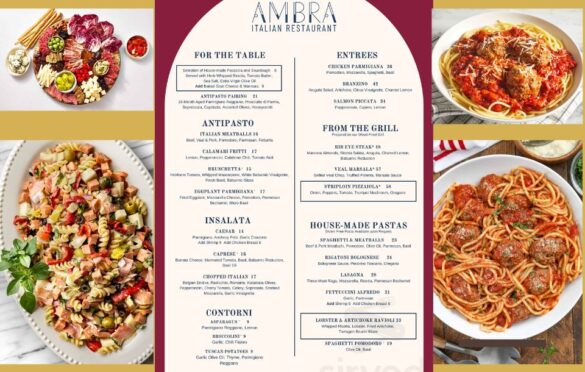 Ambra Mcallen Menu: Drink Menu, Main Course, Specials, Prices, & Hours